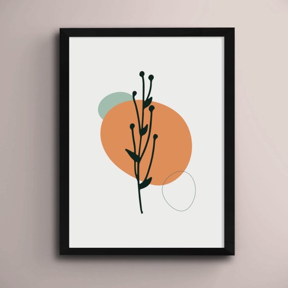 Modern Minimalist Abstract Boho Wall Art Print Home Decor [No Frame] - Picture 1 of 6